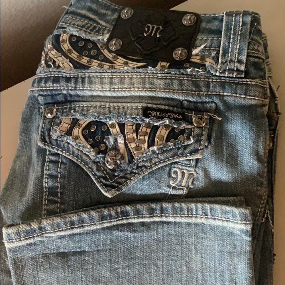 Blue Miss Me jeans